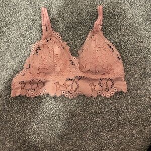 Lace Bralette in Pink